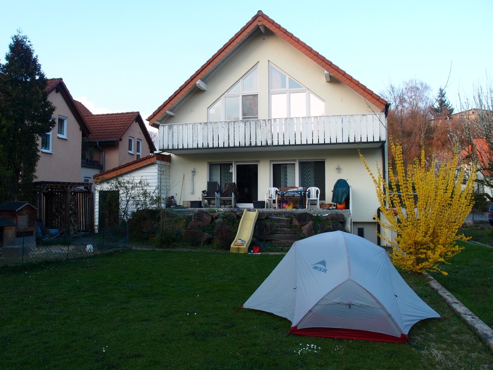 Mein Schlafplatz in Balzfeld