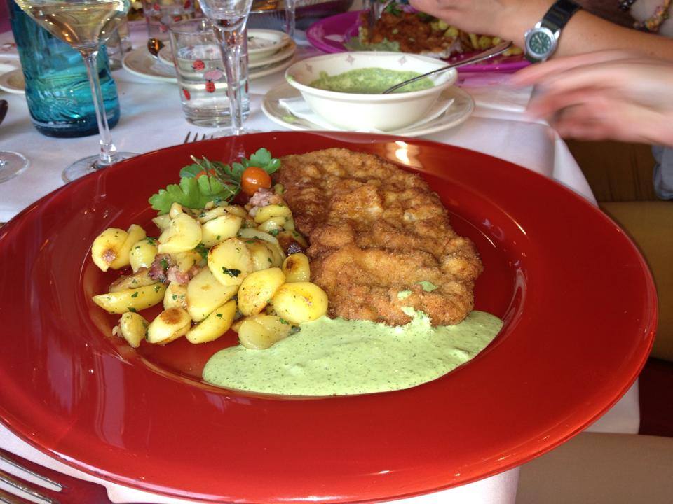 Jep, es gab wieder Essen. :) Frankfurter Gree Soß bei Käfers, mjam!