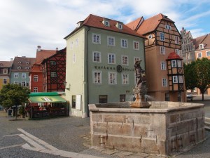 Marktplatz in der Altstadt von Eger (