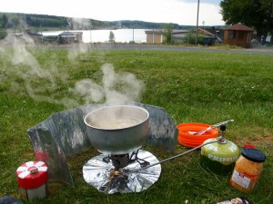 Gaskocher eingeweiht - endlich!