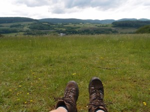 So entspannt wie bei der Mittagsrast lief es leider nicht den ganzen Tag für mich