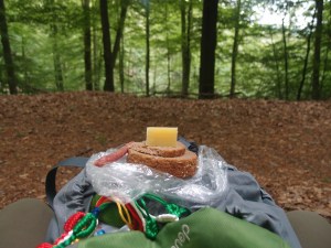 ...bin aber ziemlich erledigt, habe nur doch das zum Essen und 250 ml Wasser.