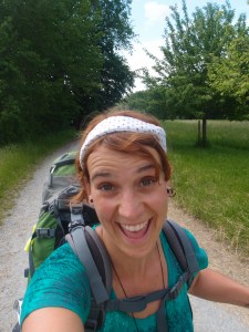 Grenzenlose Freude, nach eeeewigem Anstieg endich Scholllbrunn erreicht zu haben